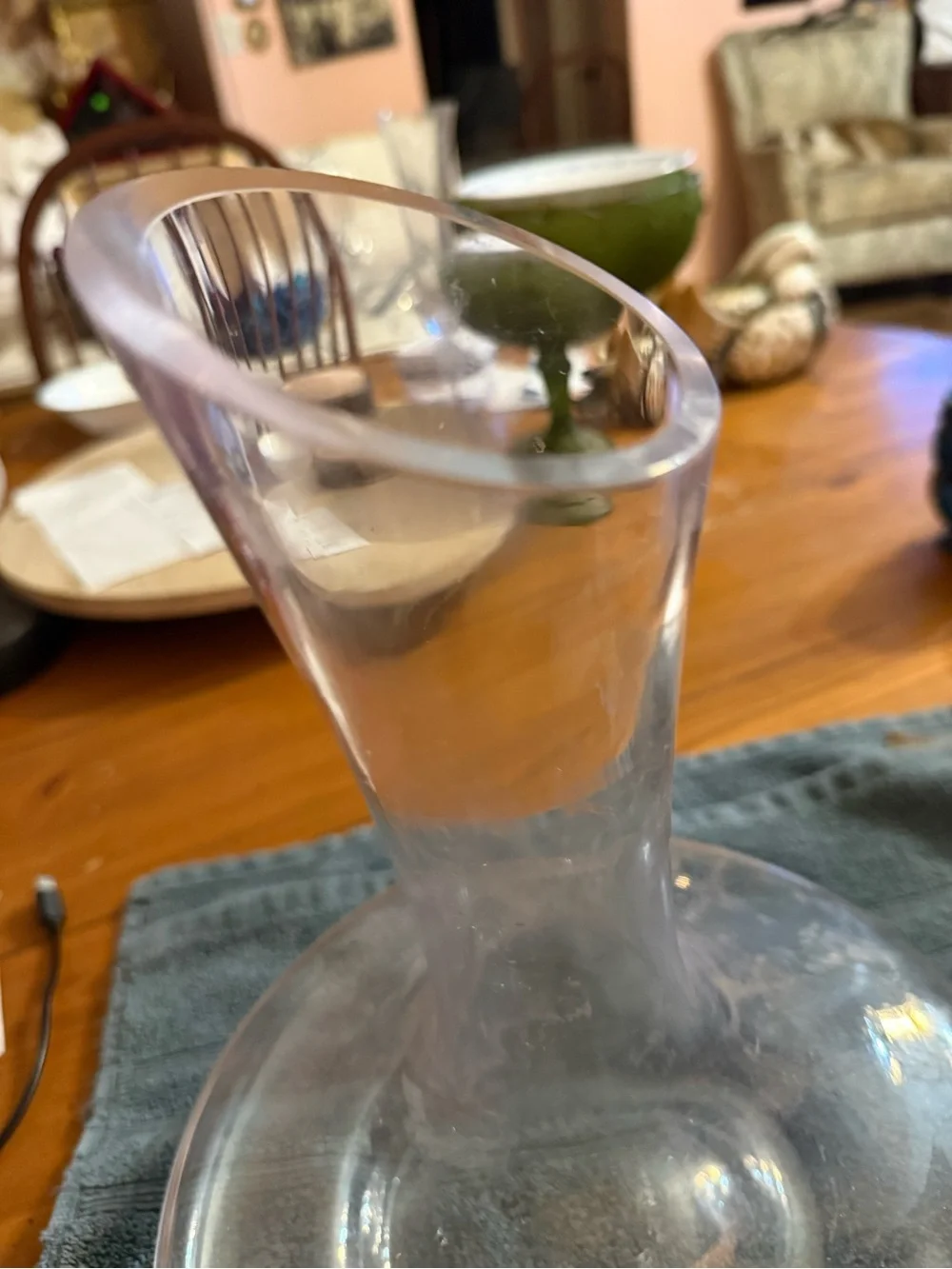 Clear Wine Decanter